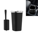 R-JUST Dust-free Vehicle-mounted Trash Can with 3 Rolls Of Garbage Bags, Capacity: 650ml(Black)