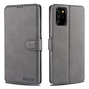 For Samsung Galaxy Note 20 AZNS Calf Texture Horizontal Flip Leather Case with Holder & Card Slots & Wallet & Photo Frame(Grey)