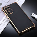 For Huawei P40 SULADA Colorful Shield Series TPU + Plating Edge Protective Case(Black)
