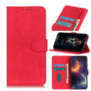 For Wiko Y61 KHAZNEH Retro Texture PU + TPU Horizontal Flip Leather Case with Holder & Card Slots & Wallet(Red)
