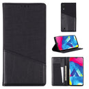 For Samsung Galaxy M10 MUXMA MX109 Horizontal Flip Leather Case with Holder & Card Slot & Wallet(Black)