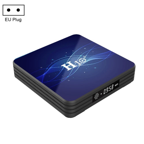 H10+ HD 4K Smart TV Box, Android 9.0, Hi3798MRBCV Quad-Core Cortex-A53,2GB+16GB, Support SPDIF, HDMI, 2.4G/5G WiFi, USBx4,TF Card, EU Plug