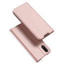 For Samsung Galaxy M01 DUX DUCIS Skin Pro Series Horizontal Flip PU + TPU Leather Case, with Holder & Card Slots(Rose Gold)