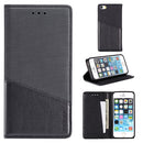 For iPhone 5 MUXMA MX109 Horizontal Flip Leather Case with Holder & Card Slot & Wallet(Black)