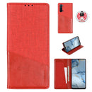 For OPPO Reno3 MUXMA MX109 Horizontal Flip Leather Case with Holder & Card Slot & Wallet(Red)