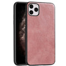 For iPhone 11 Pro Max Crazy Horse Textured Calfskin PU+PC+TPU Case(Rose Gold)