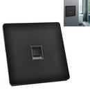 86mm Retro Copper Panel Hand Switch Panel, Style:Telephone Hole