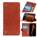 For Umidigi A3X Copper Buckle Retro Crazy Horse Texture Horizontal Flip Leather Case with Holder & Card Slots & Wallet(Brown)