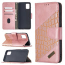 For Samsung Galaxy A31 Matching Color Crocodile Texture Horizontal Flip PU Leather Case with Wallet & Holder & Card Slots(Rose Gold)