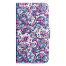 For Samsung Galaxy G390S 3D Painting Pattern Horizontal Flip TPU + PU Leather Case with Holder & Card Slots & Wallet(Swirl Pattern)