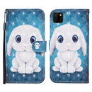 For Huawei Y5p / Honor 9S 3D Painted Pattern Horizontal Flip Leather Case with Holder & Wallet & Card slot & Lanyard(Rabbit)