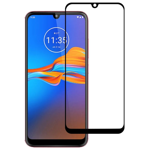 For Motorola Moto E6 Plus Full Glue Full Screen Tempered Glass Film