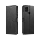For Samsung Galaxy A21s LC.IMEEKE Calf Texture Horizontal Flip Leather Case, with Holder & Card Slots & Wallet(Black)