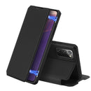 For Samsung Galaxy Note20 DUX DUCIS Skin X Series PU + TPU Horizontal Flip Leather Case with Holder & Card Slots(Black)