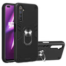 For OPPO Realme 6 Pro 2 in 1 Armour Series PC + TPU Protective Case with Ring Holder(Black)