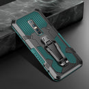 For Vivo V17 Pro Machine Armor Warrior Shockproof PC + TPU Protective Case(Army Green)