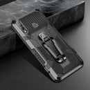 For Vivo Y17 Machine Armor Warrior Shockproof PC + TPU Protective Case(Black)
