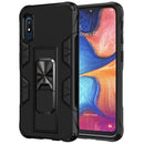 For Samsung Galaxy A10e Soldier Armor Shockproof TPU + PC Magnetic Protective Case with Holder(Black)