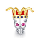 S925 Sterling Silver Pendant Skeleton Queen Beads DIY Bracelet Necklace Accessories