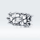 S925 Sterling Silver Flowers Beads DIY Bracelet Necklace Accessories