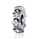 Romantic Starlight S925 Sterling Silver DIY Beads Bracelet Accessories Loose Beads