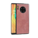 For Huawei Mate 30 Pro Crazy Horse Textured Calfskin PU+PC+TPU Case(Rose Gold)