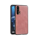 For Huawei Honor 20 Pro Crazy Horse Textured Calfskin PU+PC+TPU Case(Rose Gold)