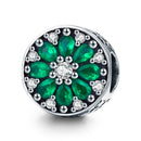 S925 Sterling Silver Pendant Summer Green Beads DIY Bracelet Necklace Accessories