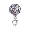 S925 Sterling Silver Confession Balloon Pendant DIY Bracelet Necklace Accessories