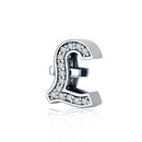 S925 Sterling Silver Pendant Pond Currency Symbol Beads DIY Bracelet Necklace Accessories