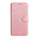 For OPPO Reno4 5G Classic Calf Texture PU + TPU Horizontal Flip Leather Case, with Holder & Card Slots & Wallet(Rose Gold)