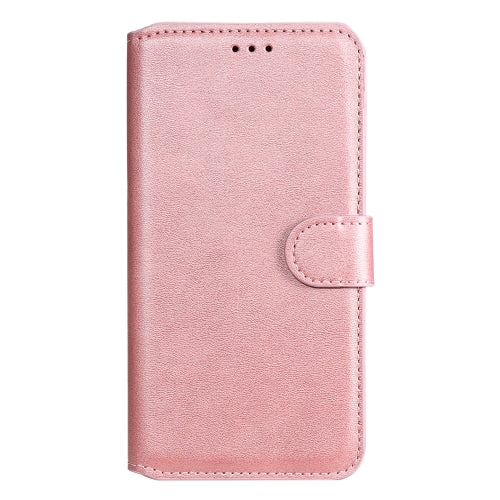 For Vivo Y50 / Y30 Classic Calf Texture PU + TPU Horizontal Flip Leather Case, with Holder & Card Slots & Wallet(Rose Gold)