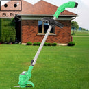 12V 2000mAh Household Portable Rechargeable Electric Lawn Mower Weeder, Plug Type:EU Plug(Green)