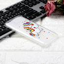 For Samsung Galaxy M31 Coloured Drawing Pattern Highly Transparent TPU Protective Case(Unicorn)