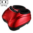 Household Electric Kneading Pedicure Machine Full-wrapped Airbag Massage,US Plug, Ultimate Edition(Red)