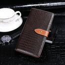 For Samsung Galaxy M01 idewei Crocodile Texture Horizontal Flip Leather Case with Holder & Card Slots & Wallet(Dark Brown)