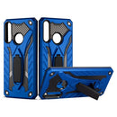 Shockproof TPU + PC Protective Case with Holder For Huawei Y6p (Blue)