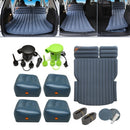 04-A4-6 Flocking Car / Household + 4 Step Stool 6-port 6/4 Ratio Multifunctional Travel Inflatable Mattress Air Bed Camping Back Seat Couch