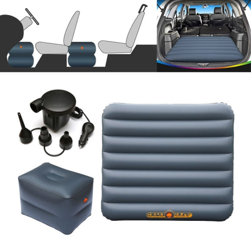 Z59Q1 Large Square Stool + Large Increased Pad + Car Pump Universal Car Travel Inflatable Stool