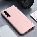 For Huawei P30 iPAKY Starry Series Shockproof Straw Material + TPU Protective Case(Pink)