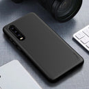 For Huawei P30 iPAKY Starry Series Shockproof Straw Material + TPU Protective Case(Black)