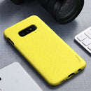 For Samsung Galaxy S10 Lite iPAKY Starry Series Shockproof Straw Material + TPU Protective Case(Yellow)