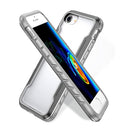 For iPhone SE 2020 / 8 / 7 Blade Metal Clear PC + TPU Shocproof Protective Case(Grey)
