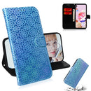 For LG K51S Solid Color Colorful Magnetic Buckle Horizontal Flip PU Leather Case with Holder & Card Slots & Wallet & Lanyard(Sky Blue)