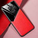 For Xiaomi Redmi 10X 5G All-inclusive Leather + Organic Glass Phone Case with Metal Iron Sheet(Red)