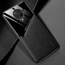 For Xiaomi Redmi K30 Pro All-inclusive Leather + Organic Glass Phone Case with Metal Iron Sheet(Black)