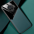 For OPPO Ace2 All-inclusive Leather + Organic Glass Protective Case with Metal Iron Sheet(Green)