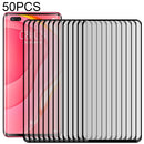 For Huawei Nova 7 Pro 50 PCS 3D Curved Silk-screen PET Full Coverage Protective Film(Black)