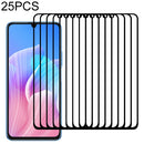 For Huawei Enjoy Z 5G 25 PCS Full Glue Full Screen Tempered Glass Film