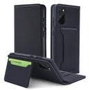 For Samsung Galaxy S20 5G Strong Magnetism Shockproof Horizontal Flip Liquid Feel Leather Case with Holder & Card Slots & Wallet(Black)